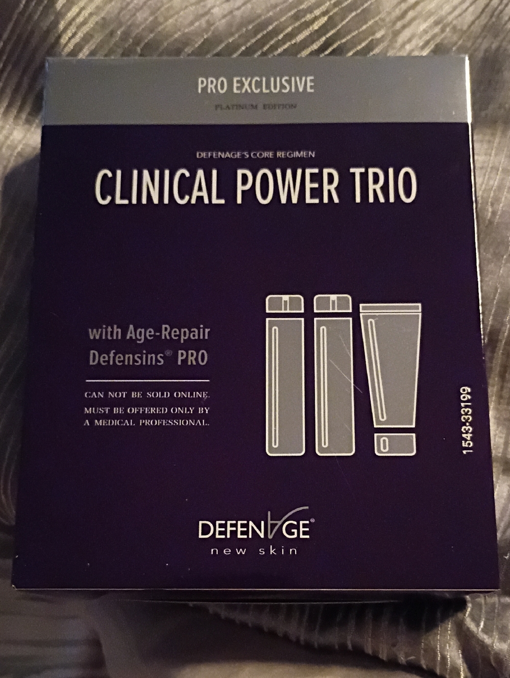 DEFENAGE Clinical Power Trio - Deep Purple Packaging